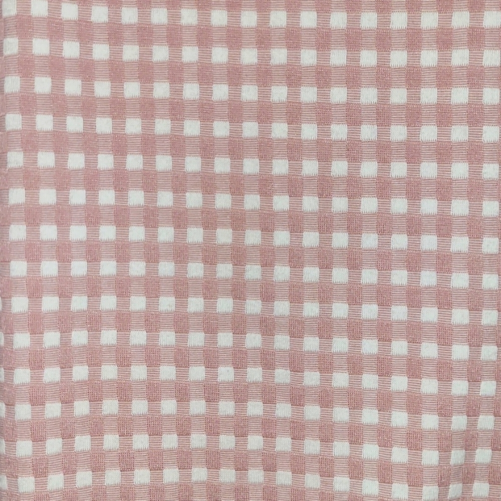Lou & Grey For Loft, L, Women's Checkered Top - Beige and Cream - Picture 4 of 4